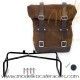 Bolsa Lateral Piel con Marco Doble Asimet. Nine T Color Colorado Brown - Unit