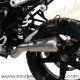 Escape Bajo Titanio con Soporte - BMW RnineT 