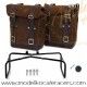 Bolsa Lateral Piel con Marco Doble Asimet. Nine T Color Colorado Brown - Unit