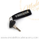 Black Fabric Keychain - YAMAHA