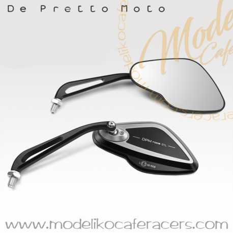 De Pretto Moto POLICE EVO Alu Black CNC Mirrors
