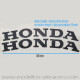 Pegatina HONDA quilla - Honda VFR 750R RC30