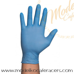 Blue Nitrile Work Gloves Pack - 100 units