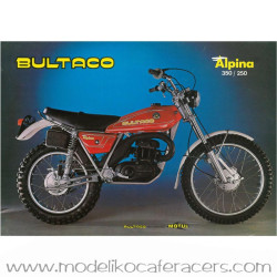Bultaco Alpina 250-350 Fuel Tank Fiberglass Replica