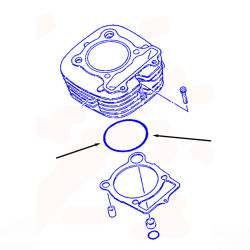 Cylinder Base O-Ring - Yamaha SR250