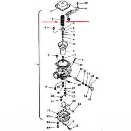 Carburetor Diaphragm Spring Spring - Yamaha SR 250