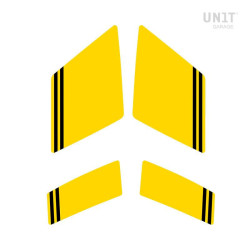 Yellow Tank Stickers 40Th BMW RnineT/7 - Unit Garage