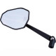 Black Highsider STEALTH-X6 handlebar mirror