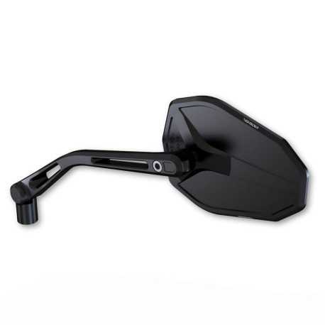 Highsider VICTORY SLIM black handlebar mirror kit