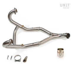 Stainless steel manifolds without catalytic converter - BMW RnineT Euro5 - Unit Garage