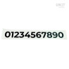Numeros para portadorsales Adhesivos 64mm - Unit Garage