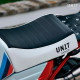 Asiento Paris Dakar Blanco Negro Lona - BMW R nineT - UNITGarage