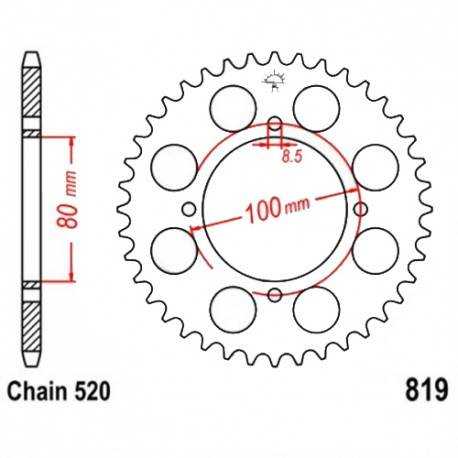 Retén Engranaje Trasero 85x65x10 mm BMW R45/R65