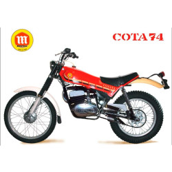 Montesa Cota 74 Fuel Tank Replica