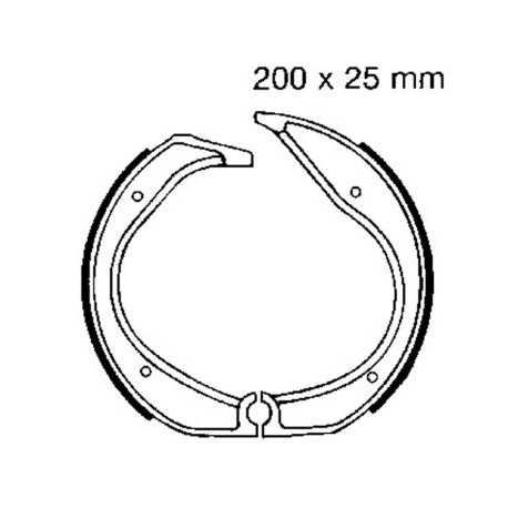 Zapata de Freno Trasera EBC 861 BMW R45/R65/R100