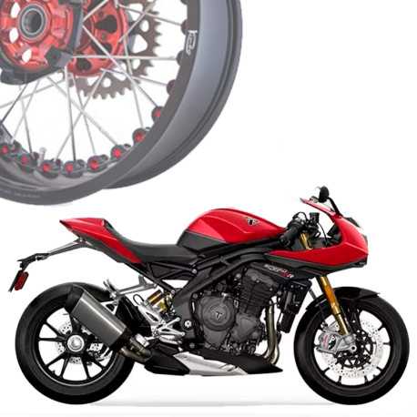 TRIUMPH SPEED TRIPLE 1200 RR - Juego de Llantas de Radios KINEO Wheels