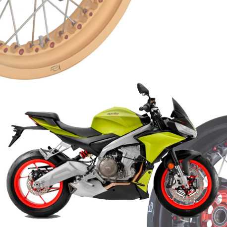 Aprilia Tuono 660 - Juego de Llantas de Radios KINEO Wheels