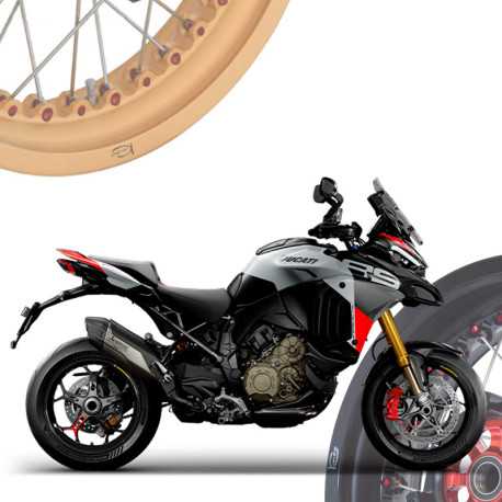 Ducati Multistrada V4 RS - Juego de Llantas de Radios KINEO Wheels