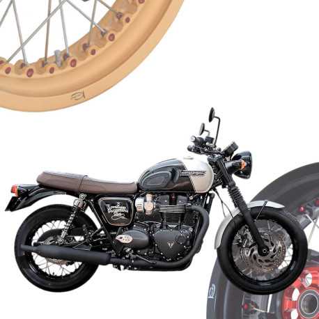 TRIUMPH BONNEVILLE T120 - Llantas de Radios KINEO Wheels