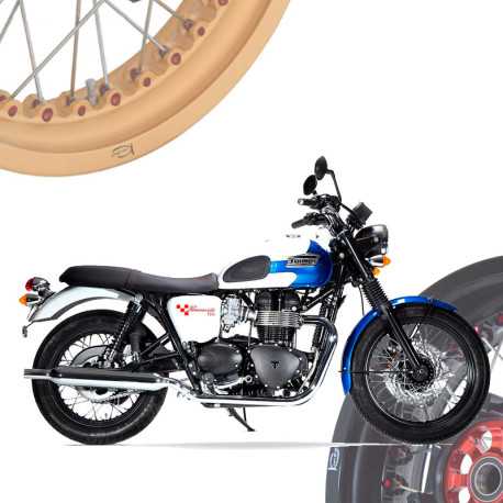Triumph Bonneville 865 Land Speed Ed. - Juego de Llantas de Radios KINEO Wheels