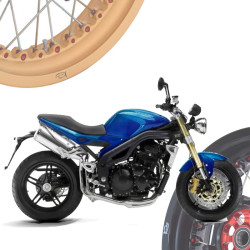 TRIUMPH SPEED TRIPLE 1050 2008-10 - Juego de Llantas de Radios KINEO Wheels