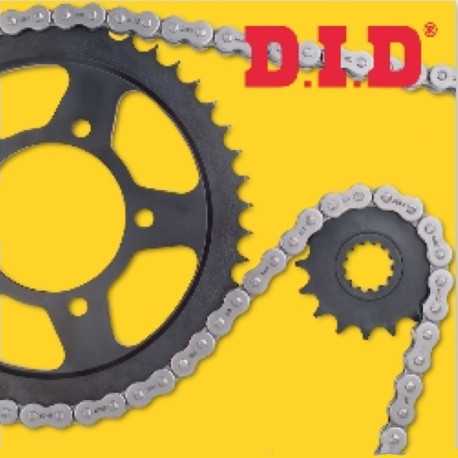 DID 520 VX3 Open Golden Hollow Rivet Drag Kit - SR250