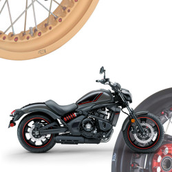 Kawasaki EN 650 Vulcan S - Juego de Llantas de Radios KINEO Wheels