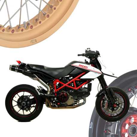 Ducati Hypermotard 1100 - Juego de Llantas de Radios KINEO Wheels
