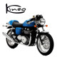 Triumph Thruxton 900 2011-16 - Juego de Llantas de Radios KINEO Wheels