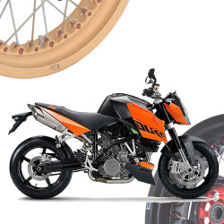 KTM 990 Superduke - Juego de Llantas de Radios KINEO Wheels