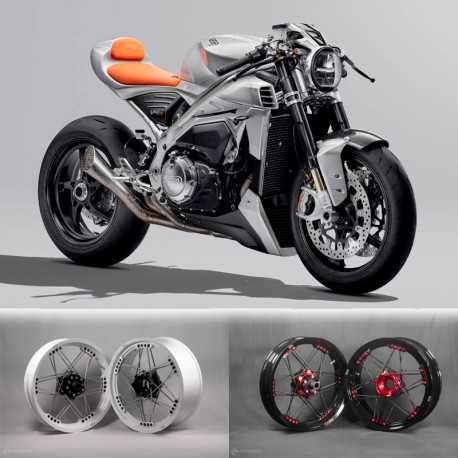 Norton V4CR - Juego de Llantas de 24 Radios KINEO