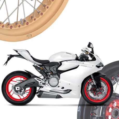 Ducati 899 Panigale - Juego de Llantas de Radios KINEO Wheels