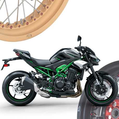 Kawasaki Z900 - Juego de Llantas de Radios KINEO Wheels