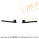 Semimanillares 22 mm Acero Negro Ø41mm