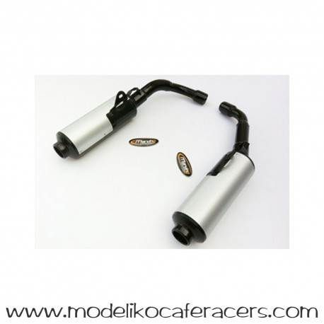 Double Black MARVING Exhaust-Alu CBR1000F 89-91