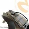 Waxed leather tank cover with BMW R-nineT Bulk Carrier